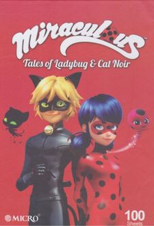 دفتر 100 برگ B5 سیمی کشدار طرح دار فانتزی میکرو (دختر کفشدوزکی)