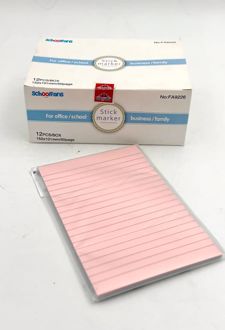 پست ایت 50 برگ152*101خطدار پاستلی اسکول فنز - (چند رنگ)