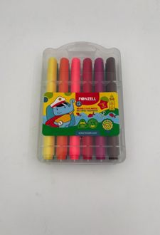 ماژیک12 رنگ سه‌وجهی قابل شستشو (فونزل)