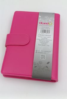 پلنر کلاسوری 6 حلقه‌فلزی 70 برگ A6 فیوژن (الند) صورتی پررنگ