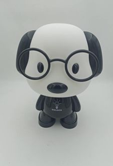 چراغ خواب فانتزی هولوپو سگ کفش - (مشکی)