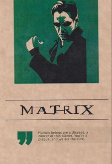 دفتر 80 برگ رقعی جلدکرافت گذران سینمایی (Dash note) ماتریکس