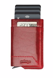 جاکارتی چرم نمد GOBI wallet (پولاریس) - قرمز