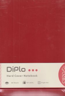 دفتر‌ یادداشت سری Diplo سایزمتوسط (کرند) قرمز