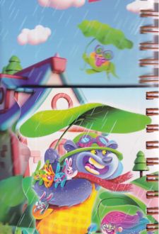 یادداشت 50 برگ سایز 16*9 جلدسخت (آوات) - طرح جور