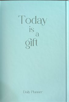 پلنر روزانه 120 برگ رقعی جلد‌سخت پاستلی (کرند) سبزآبی