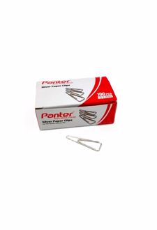 گیره کاغذ 100عددی نقره‌ای 31MM (پنتر)