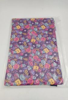 پاکت پارچه‌ای A4 زیپ دار فانتزی زوم - (بستنی)