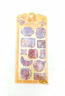 استیکر آکواریومی مستطیل (فانتزی) - لبوبو / نارنجی