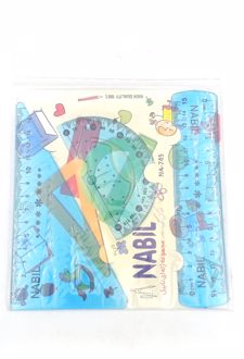 ست 3 تیکه ژله‌ای (نابیل) - آبی