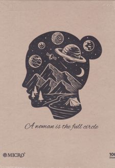 دفترکلاسوری 26 حلقه 100 برگ قفل فلز کرافت میکرو (دختر)