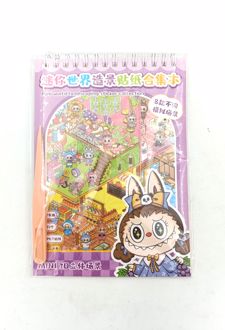 استیکر سه‌بعدی 16 برگ (فانتزی) - بنفش