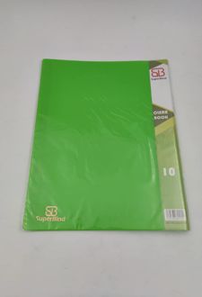 کلربوک 10 برگ A4 سوپربایند (سبز)