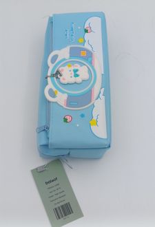 جامدادی دو زیپ بلوط (اس اف) - ( آبی)