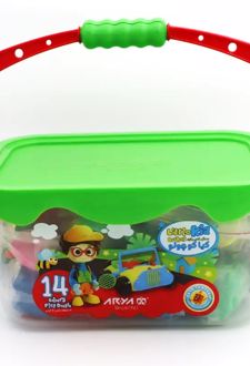 خمیرسطلی بزرگ آریا 14 رنگ