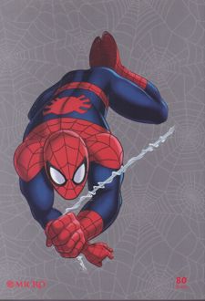 دفتر 80 برگ وزیری ته چسب میکرو طرح کارتونی (مردعنکبوتی)