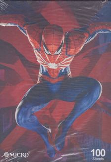دفتر100 برگ B5 سیمی کشدار طرح دار فانتزی میکرو (مرد عنکبوتی)