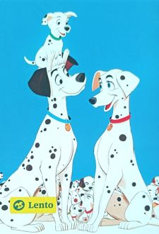 دفتر انیمیشن سایز A6 (لنتو) سگهای‌خالدار