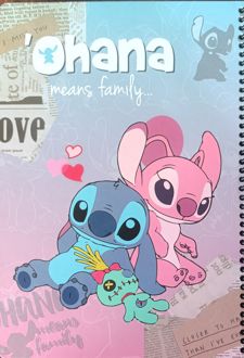 دفتر 100 برگ جلد‌سخت سیمی سری‌تونیورس (الند) Ohana