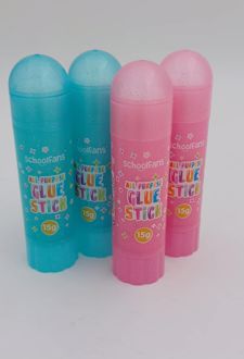 چسب ماتیکی 15 گرم فانتزی اسکول فنز - (آبی)