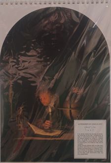 دفتر طراحی A4 کاغذ‌پارس (پیل - ASTRONOMER BY CANDELIGHT)