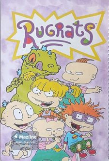 دفتر 100 برگ سیمی مجلد (مازلاین) rugrats - بنفش