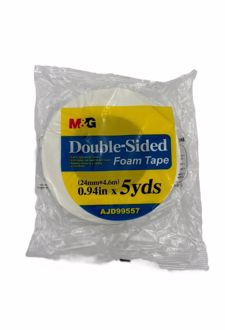 چسب‌نواری دوطرفه سفید- 24MM*4.6M (MG)