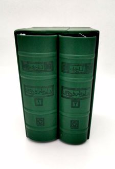 شاهنامه فردوسی (2جلدی،چرم،باقاب)