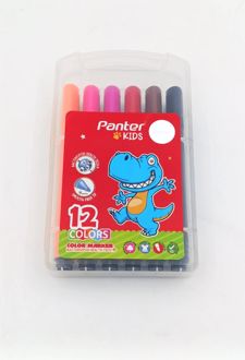 ماژیک نقاشی 12 رنگ سه‌وجهی (پنتر)