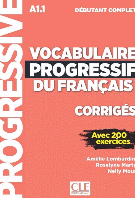 Vocabulaire Progressif Du Francais A1-1 Debutant Complet